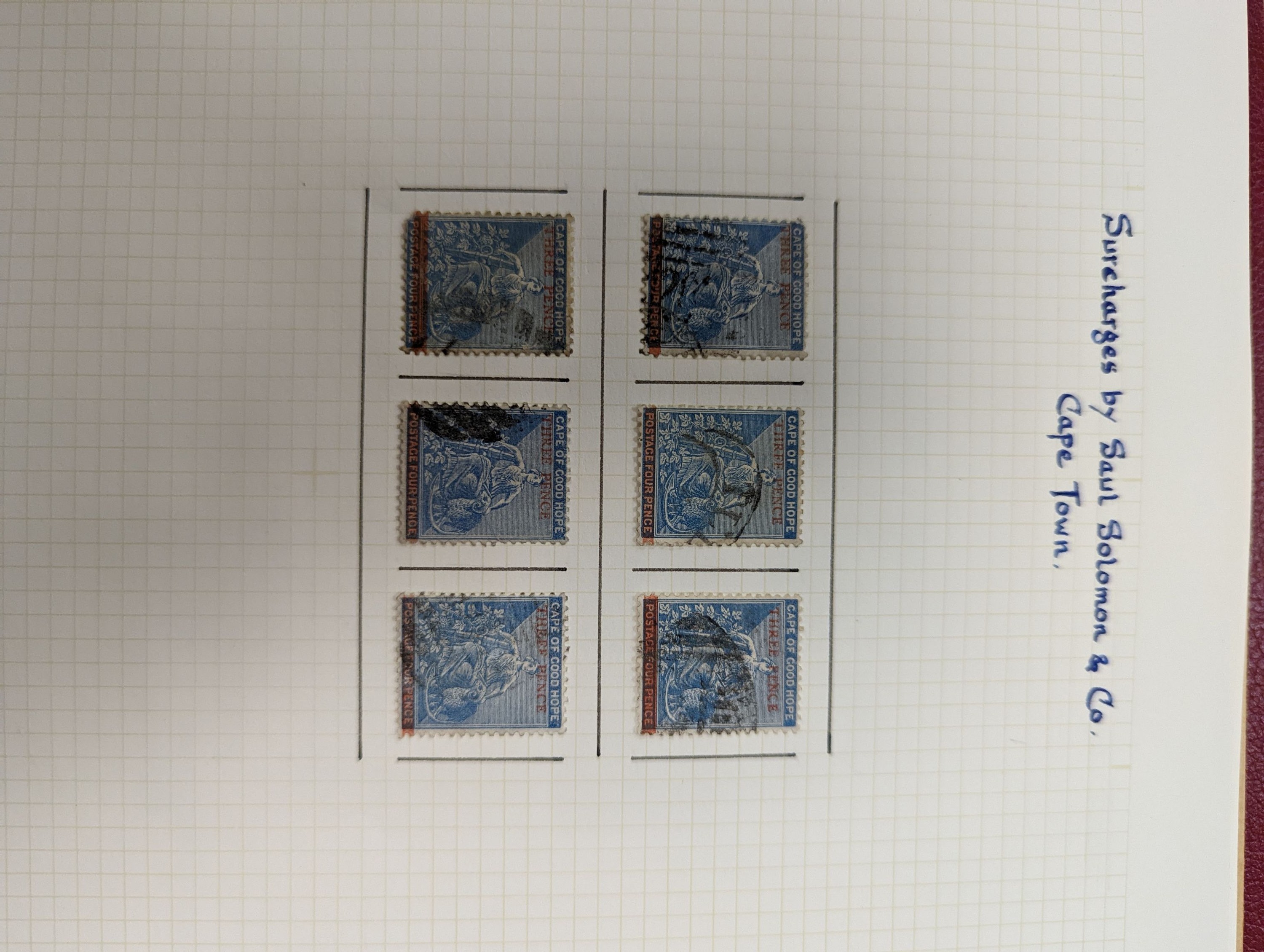 Cape of Good Hope - fine collection in 2 albums and stock book from 1853 1d used pair, 4d block of three used (and certificate), 1859 1sh dark green mint pair, 1861 1d woodblock used (sg 13a), 1863-64 1d, 4d and 6d mint